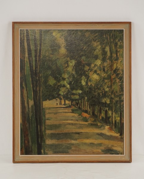 Tavla/tryck L’allée Paul Cezanne 49x58. M4