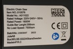 Elektrisk motorsåg Meec Tools. B42