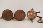 Allmoge 3st Kaffe kannor i koppar. BC44