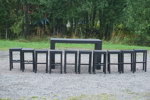 Utomhus Pall 10st + bord. B46