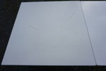 Klaffbord vitmålad B49