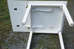 Klaffbord vitmålad B49