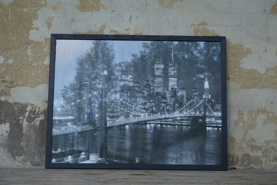 Foto i ram Brooklyn Bridge 84x65cm. B72