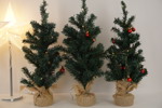 Julbordlampor & små julgranar. BC93