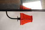 Spegel med konsolbord i smide. B134