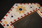 Spegel med mosaikram. A12