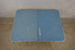 Hopfällbart campingbord blått B228