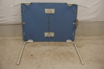 Hopfällbart campingbord blått B228
