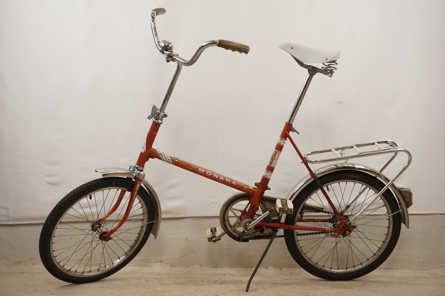Minicykel Monark M röd B239