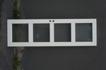 Dörr med frostat glas 7-21. H506
