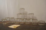 12st Konserveringsburk med lock i glas. BC298
