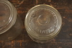 12st Konserveringsburk med lock i glas. BC298