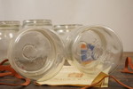 12st Konserveringsburk med lock i glas. BC298