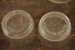 15st Konserveringsburk med lock i glas. BC299