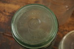 15st Konserveringsburk med lock i glas. BC299