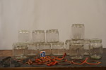 13st Konserveringsburk med lock i glas. BC300