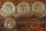 13st Konserveringsburk med lock i glas. BC300