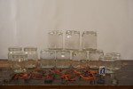 12st Konserveringsburk med lock i glas. BC301