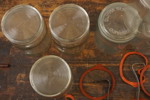 12st Konserveringsburk med lock i glas. BC301