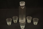 Lennart Andersson 1900 Vattenkaraff & 5st glas. A54