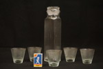 Lennart Andersson 1900 Vattenkaraff & 5st glas. A54
