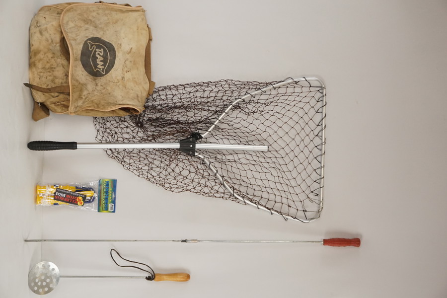 Håv, ryggsäck Ran mm. B336