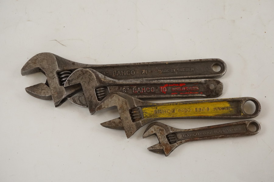 4st Bahco skiftnycklar. D34