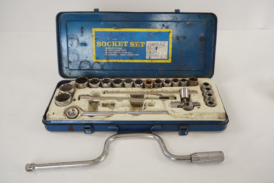 Socket set & bogserlina. D35