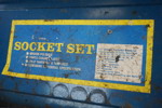 Socket set & bogserlina. D35