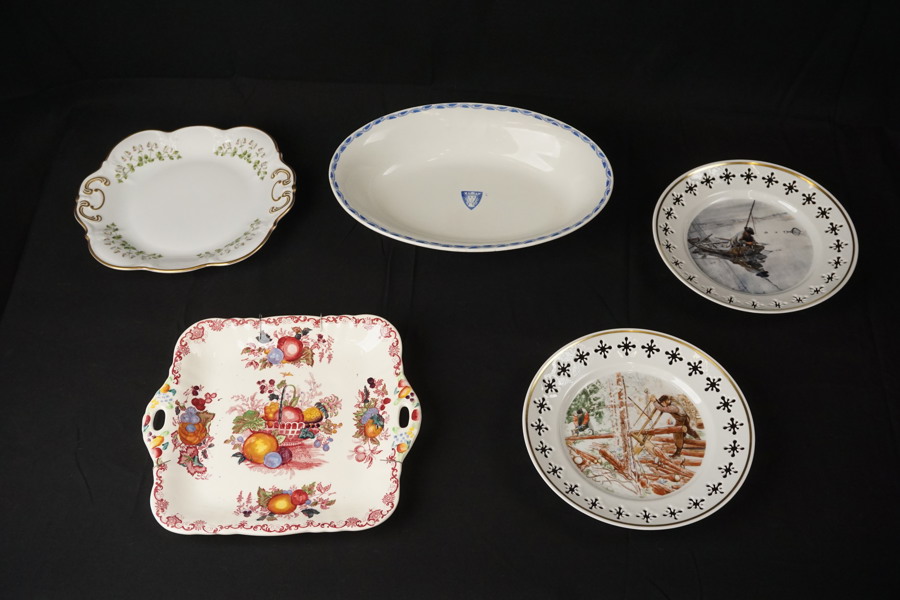 Samlartallrikar fat Bing & Gröndahl m.m. G63/