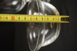 4st Glas på fot och 4st små skålar. G21/