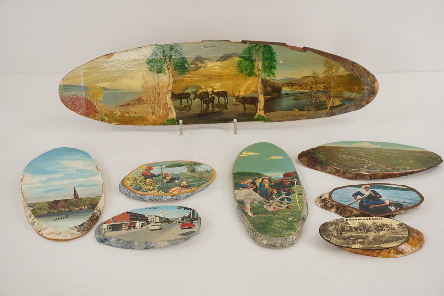 7st Målning på trä. A88