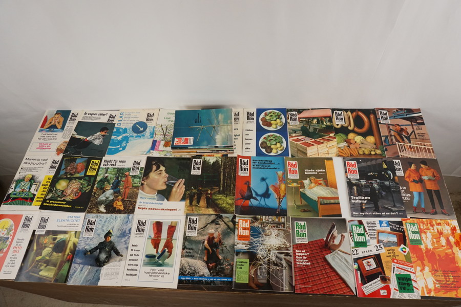 Tidningar Råd och Rön konsument institutet 1968-1971. A294/