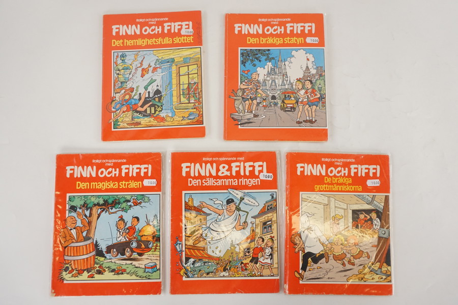 5st Serietidningar Finn och Fiffi. A260/