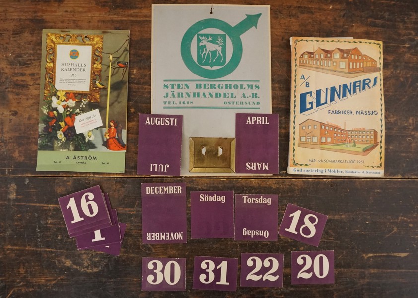 Hushålls kalender 1953 mm. A100