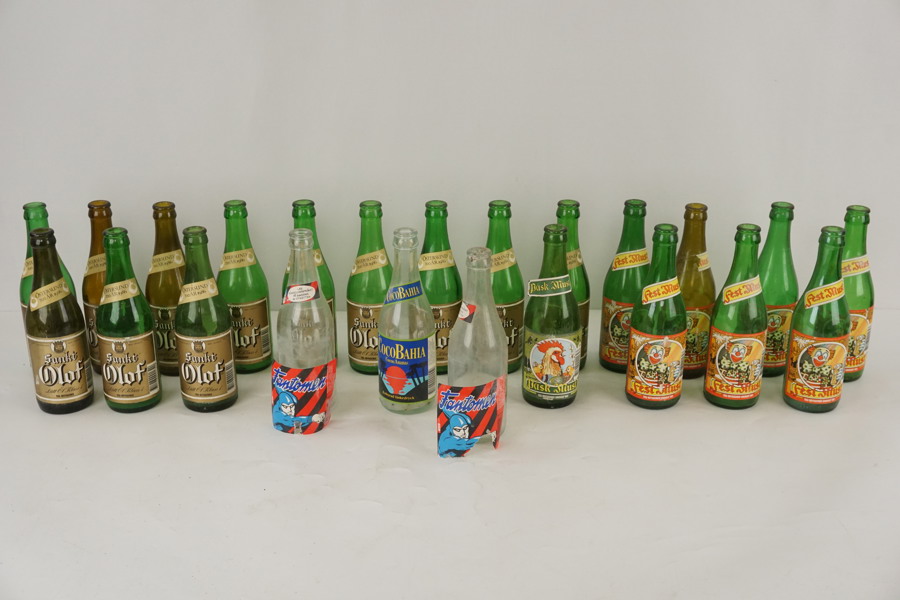 Äldre dricksflaskor, Jubileum Östersund 200år mm. A113/1