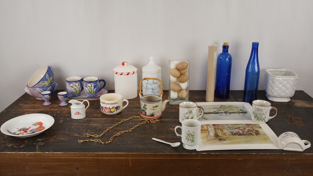 Koppar burkar flaskor m.m. BC98/