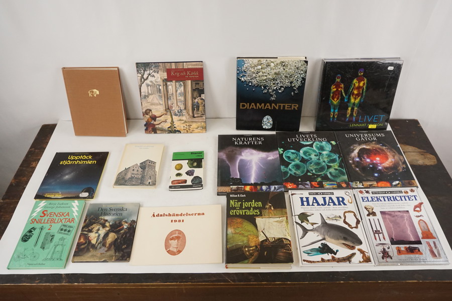 Böcker. Diamanter, Livet, Hajar mm. BC114/