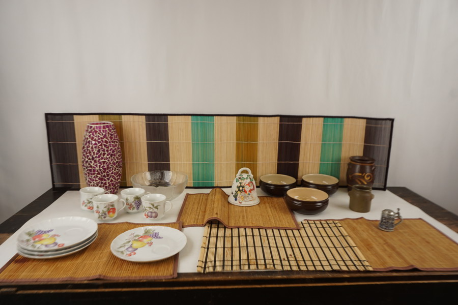 Skålar bordstabletter bambu m.m. BC586/