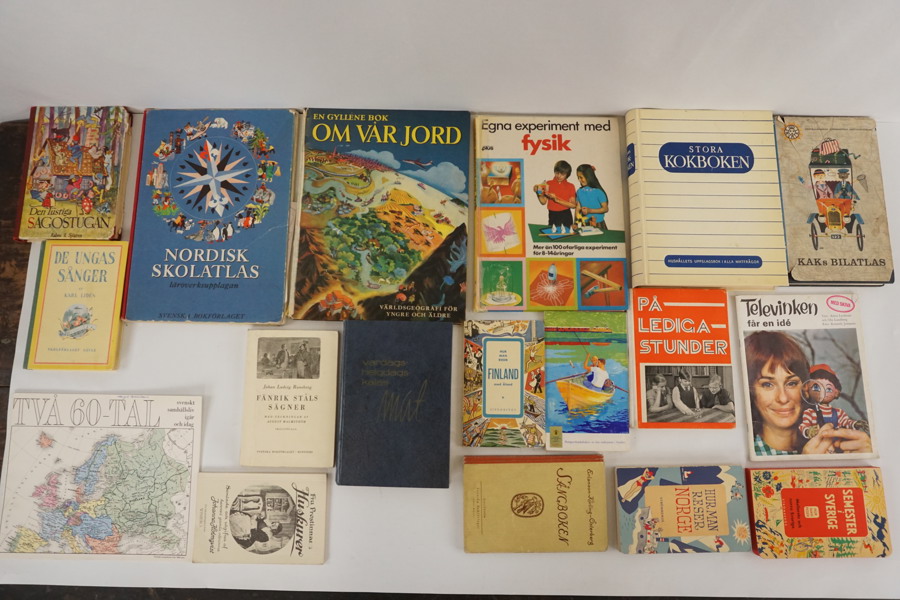 Böcker om vår jord, fysik, Televinken mm. BC260/