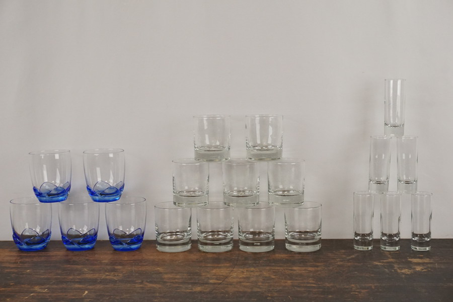 20st Glas, Bormioli Rocco Blue mm. G48