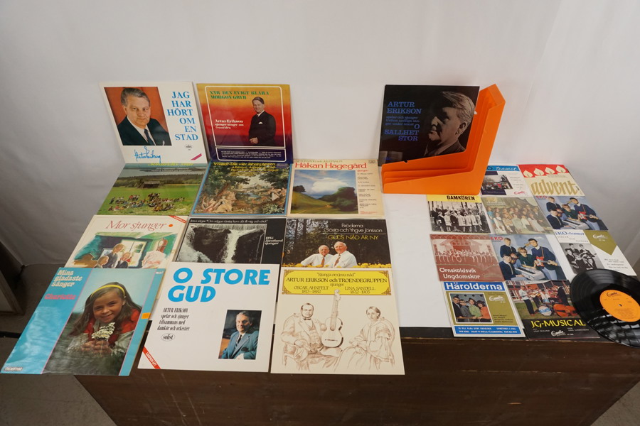 23st vinylskivor , LP Hållare Esselte mm. BC272/