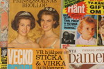 Tidningar om kungafamiljen mm. A284/