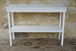 Avlastningsbord vitmålat. B392