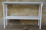 Avlastningsbord vitmålat. B392