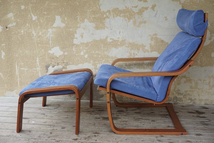 IKEA Poäng Fåtölj & fotpall. B399 