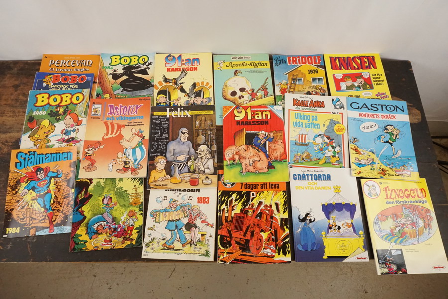 Serietidningar Stålmannen 91:an m.m. A118/