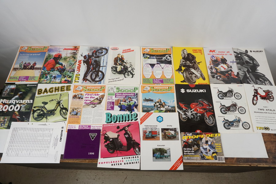 Tidningar Snöskoter Scoop m.m. A251/