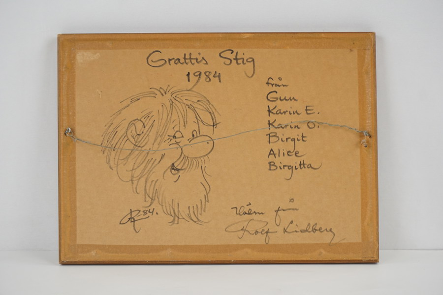 Rolf Lidberg Tusch + tryck. A58/