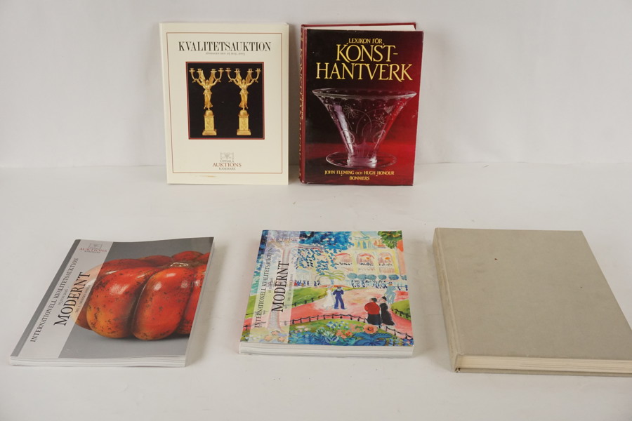 5st Böcker Lexikon För Konsthantverk m.m. A85/